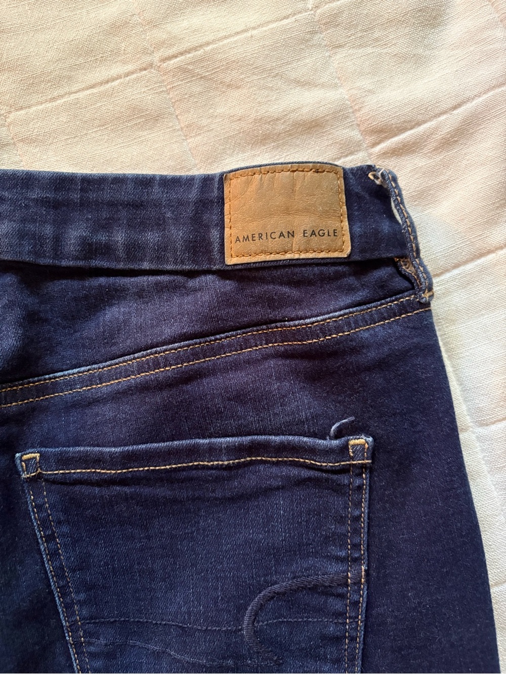 American Eagle Dark Blue Denim Flare Jeans